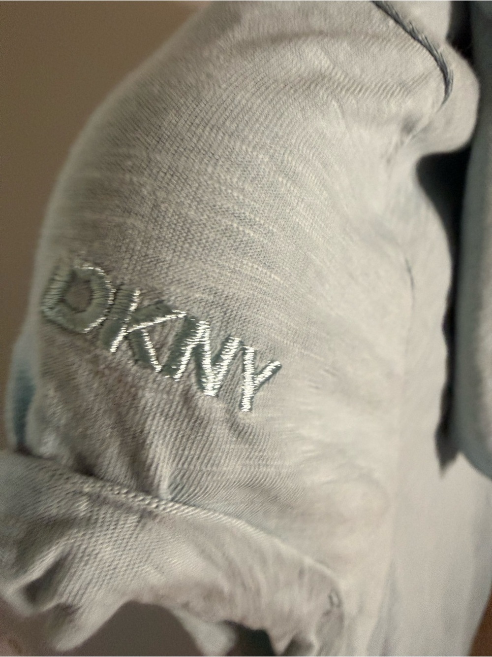 DKNY Sport Hooded T-Shirt Dress Small Blue Athleisure Casual - Picture 4 of 9
